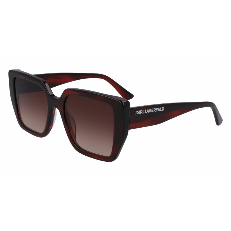 Sunglasses KARL LAGERFELD KL 6036 S 049 Striped Burgundy Sunglasses KARL LAGERFELD KL 6036 S 049 Striped Burgundy