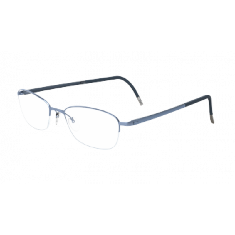 Eyeglasses Silhouette Illusion Nylor 4453 6074 Metallic Blue Eyeglasses Silhouette Illusion Nylor 4453 6074 Metallic Blue