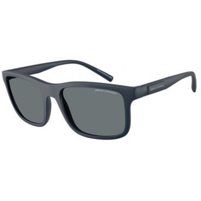 Sunglasses Armani Exchange AX 4145 S 839980 Matte Navy Blue / Dark Polyamide Standard 57mm