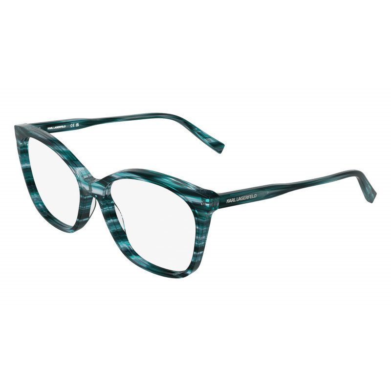 Eyeglasses KARL LAGERFELD KL 6230 429 Striped Petrol 56mm