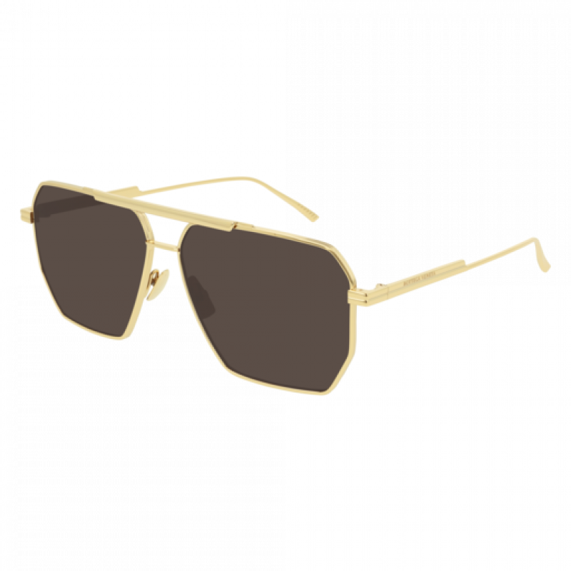 Sunglasses Bottega Veneta BV 1012 S- 003 Gold / Brown