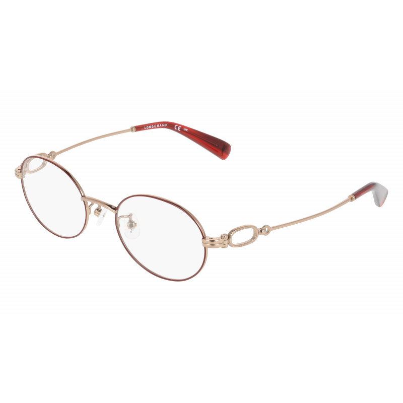 Eyeglasses LONGCHAMP LO 2550 LBJ 734 Amber Gold/Bordeaux 48mm