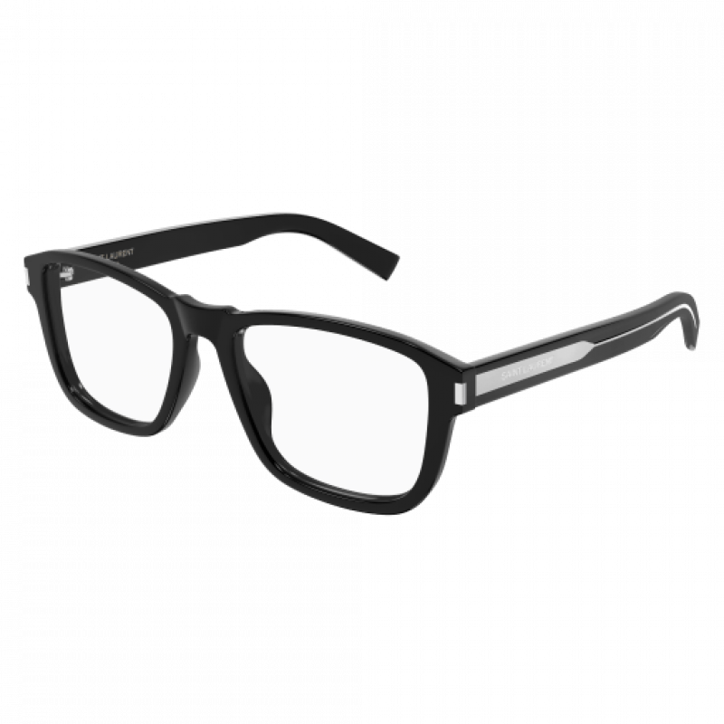 Eyeglasses Saint Laurent SL 710 OPT- 001 Black / Transparent Crystal 54mm