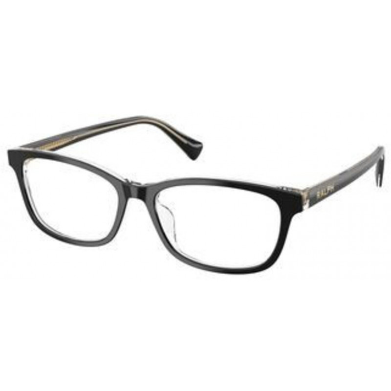 Eyeglasses Ralph RA 7194 U 6297 Black On Transparent / Demo 53mm