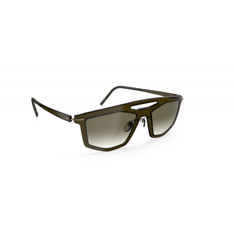 Sunglasses Silhouette Rondinara 4092 6330 Coffee Brown 55mm