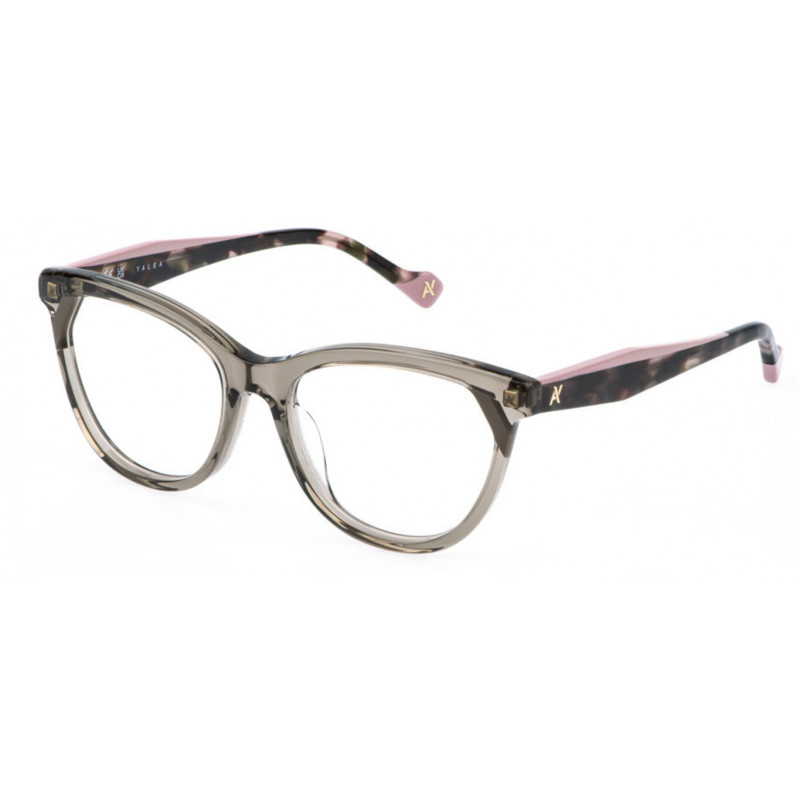 Sunglasses Yalea VYA 205 Shiny Transparent Light Brown /