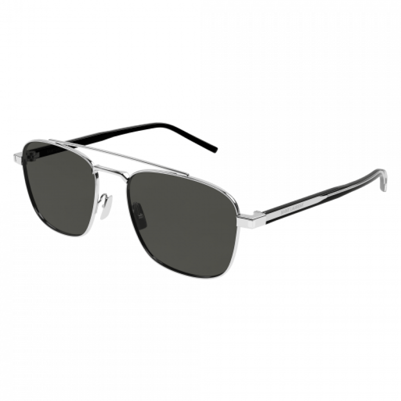 Sunglasses Saint Laurent SL 665 - 002 Silver / Grey Crystal 56mm