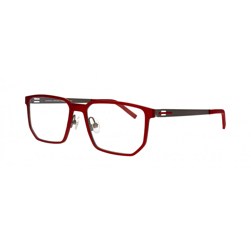 Eyeglasses Pro-design Denmark Model 6936 4031 Red Dark Matt / Nosepad 56mm