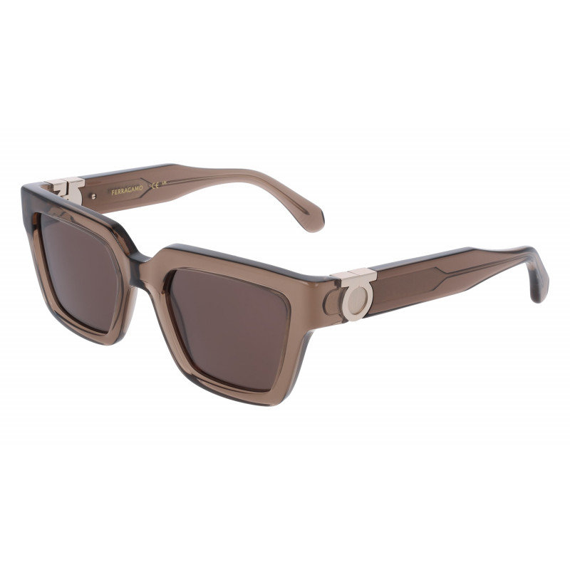 Sunglasses FERRAGAMO SF 2066 S 232 Transparent Brown Sunglasses FERRAGAMO SF 2066 S 232 Transparent Brown