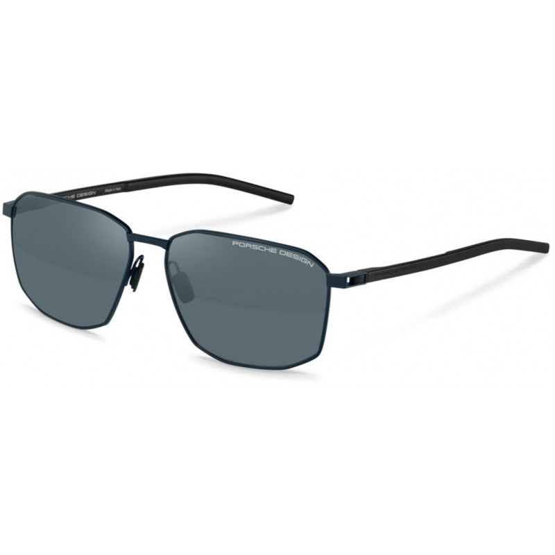 Sunglasses Porsche Design P 8989 d388 Black W Blue Mirror 61mm
