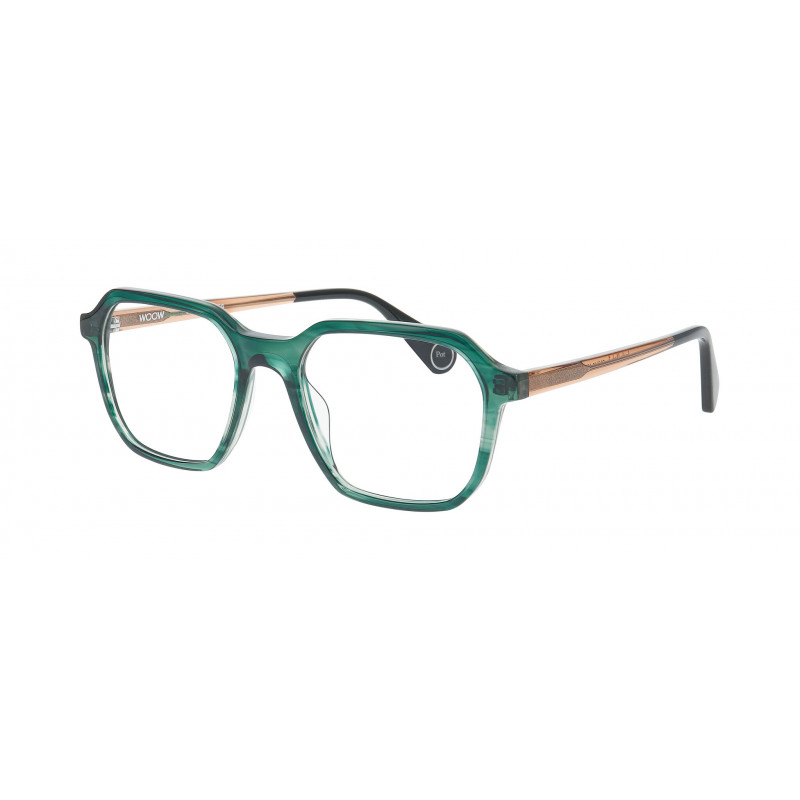 Eyeglasses WOOW JACK POT 1 8204 Smoked Green Tortoise 52mm