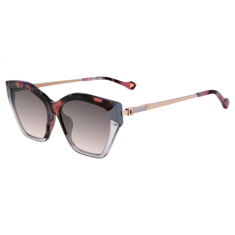 Sunglasses Yalea SYA 258 0l28 Multicolor Black/Blue 55mm
