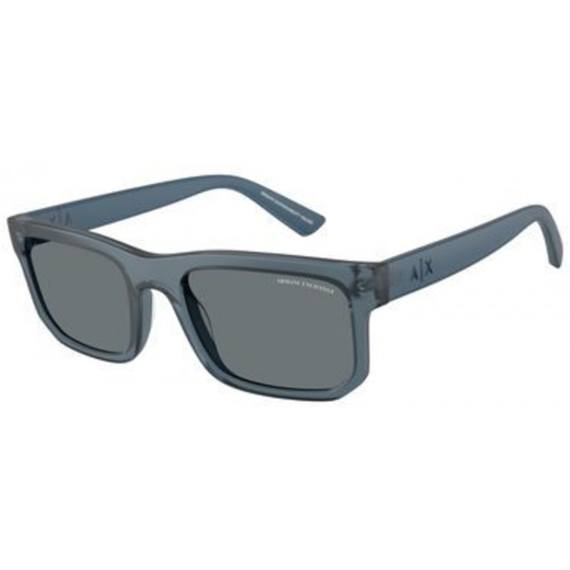 Sunglasses Armani Exchange AX 4165 SF 839280 Matte Frosted Blue / Dark Polyamide Standard 56mm