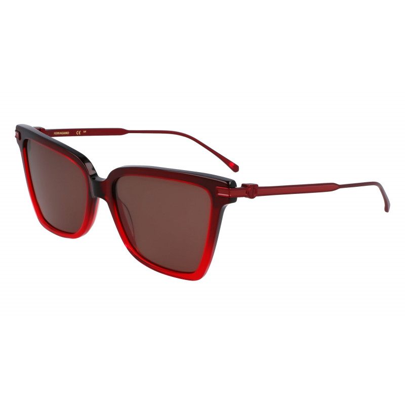 Sunglasses FERRAGAMO SF 2036 S 615 Gradient Transparent Dark Red Sunglasses FERRAGAMO SF 2036 S 615 Gradient Transparent Dark Red