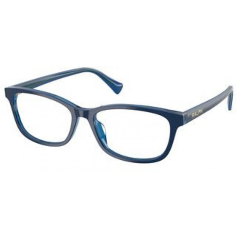 Eyeglasses Ralph RA 7194 U 6348 Blu On Transparent / Demo 53mm