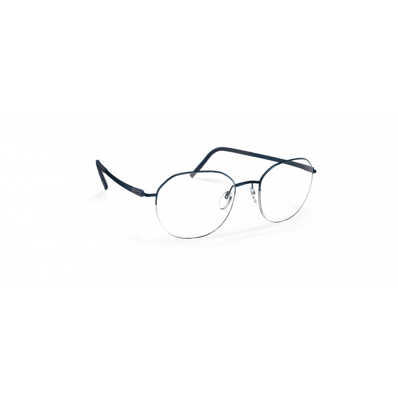 Eyeglasses Silhouette Dynamic Dawn 5585 4540 Navy Blue Eyeglasses Silhouette Dynamic Dawn 5585 4540 Navy Blue