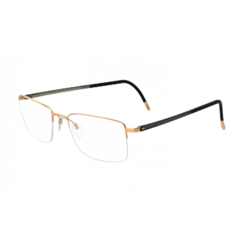 Eyeglasses Silhouette Illusion Nylor 5457 6051 Gold/Dark Green Eyeglasses Silhouette Illusion Nylor 5457 6051 Gold/Dark Green