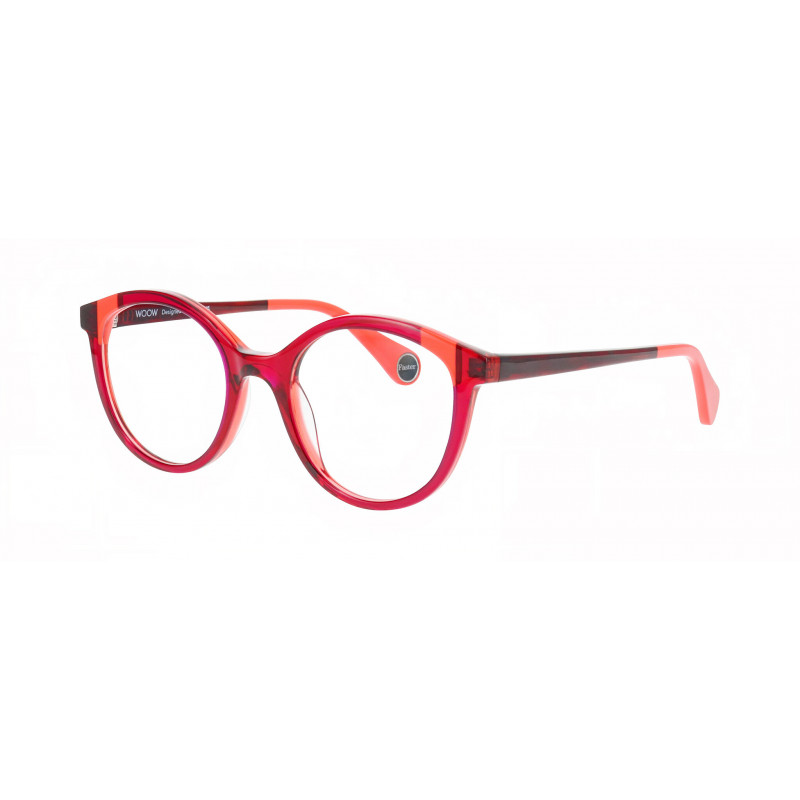 Eyeglasses WOOW RUN FASTER 1 2218 Bicolor Red And Pink Eyeglasses WOOW RUN FASTER 1 2218 Bicolor Red And Pink