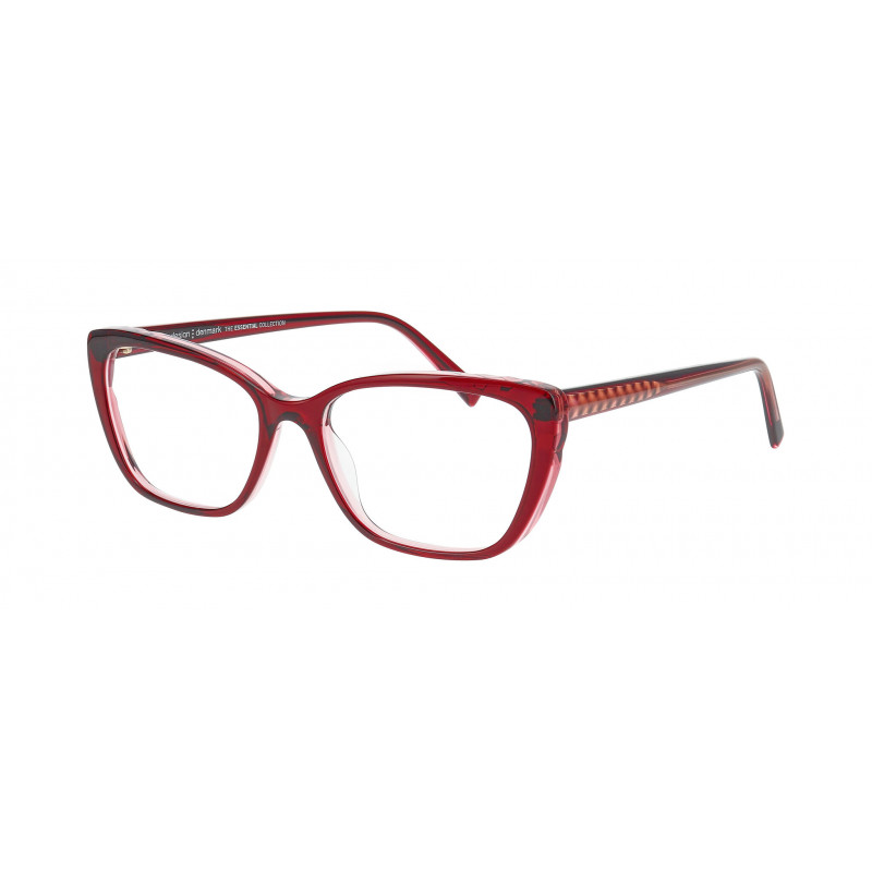 Eyeglasses Pro-design Denmark AURA 1 4125 Ruby Medium Transparent 52mm