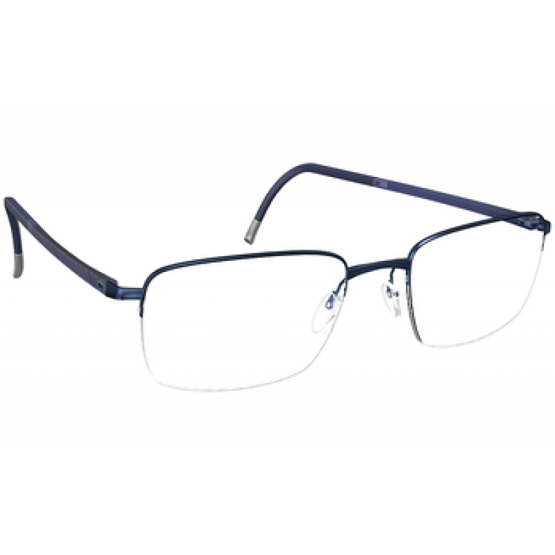 Eyeglasses Silhouette Illusion Nylor 5560 4540 Satin Blue Eyeglasses Silhouette Illusion Nylor 5560 4540 Satin Blue