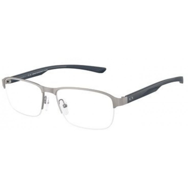 Eyeglasses Armani Exchange AX 1061 6084 Matte Gunmetal Demo Lens 57mm