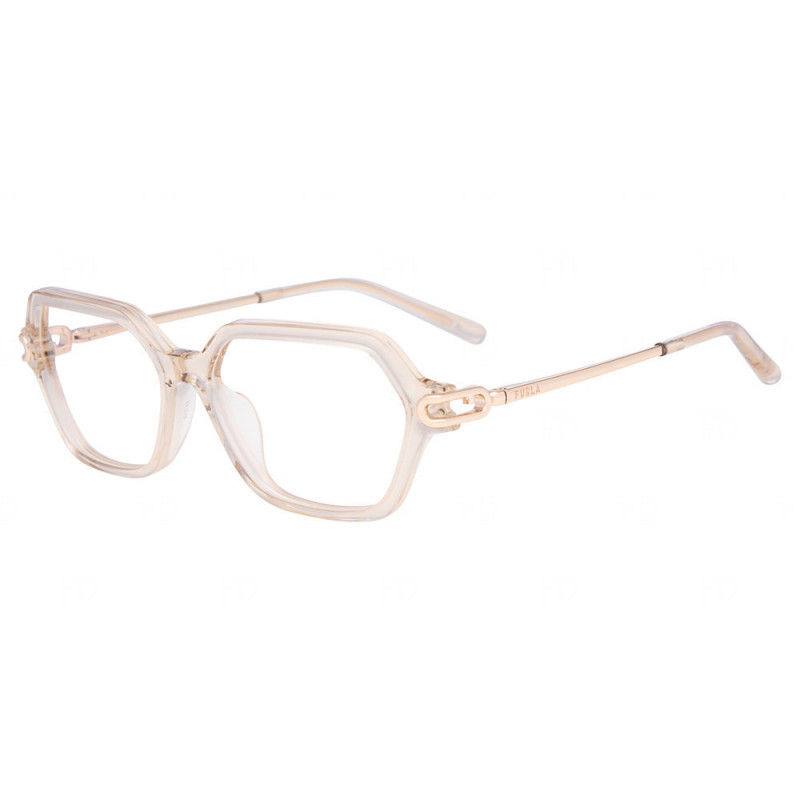 Sunglasses Furla VFUB 64 07t1 Transparent Beige 55mm