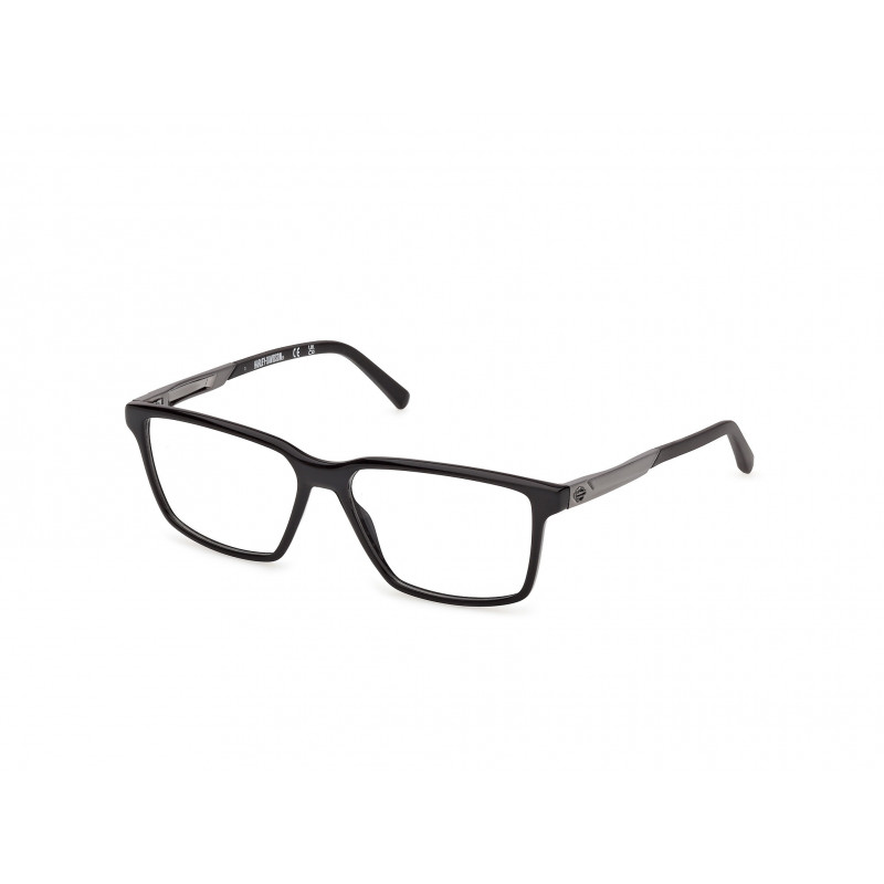 Eyeglasses Harley-Davidson HD 50120 001 Shiny Black / Matte Gunmetal 57mm