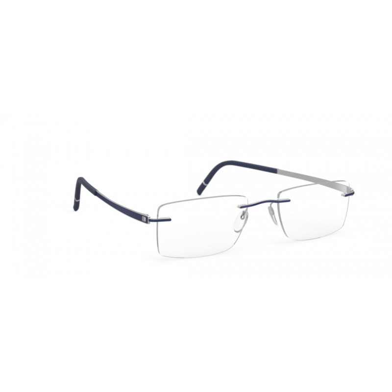Eyeglasses Silhouette Momentum Chassis Rimless 5529 4510 Silver / Pacific Blue Eyeglasses Silhouette Momentum Chassis Rimless 5529 4510 Silver / Pacific Blue