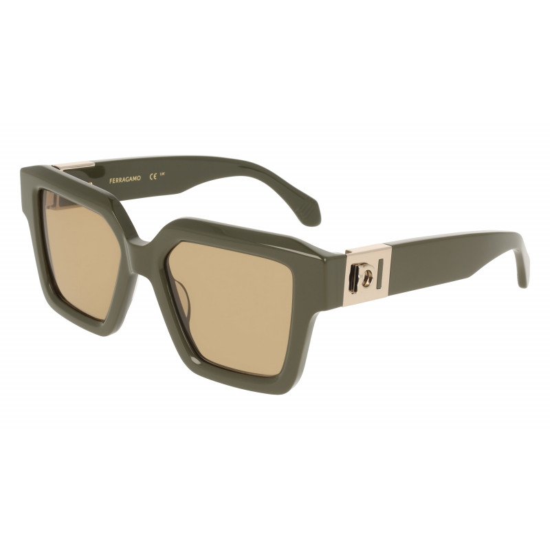 Sunglasses FERRAGAMO SF 2084 S 320 Khaki Sunglasses FERRAGAMO SF 2084 S 320 Khaki