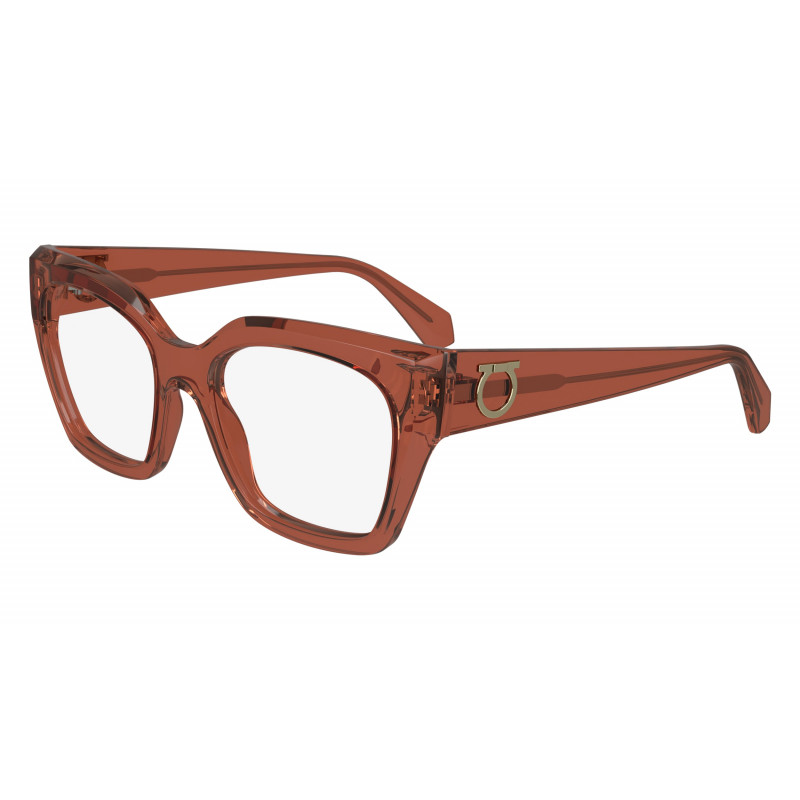 Eyeglasses FERRAGAMO SF 2983 224 Transparent Rust Eyeglasses FERRAGAMO SF 2983 224 Transparent Rust