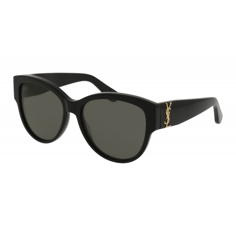 Sunglasses Saint Laurent SL M 3 - 002 Black / Grey 55mm