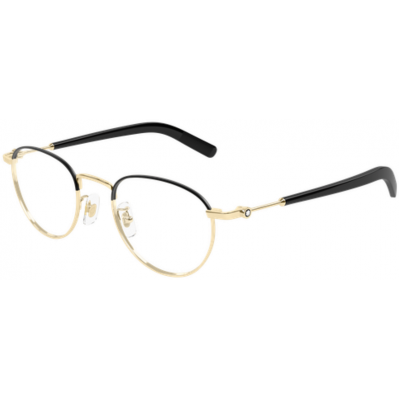 Eyeglasses Montblanc MB 0423 O- 003 Gold / Transparent 49mm
