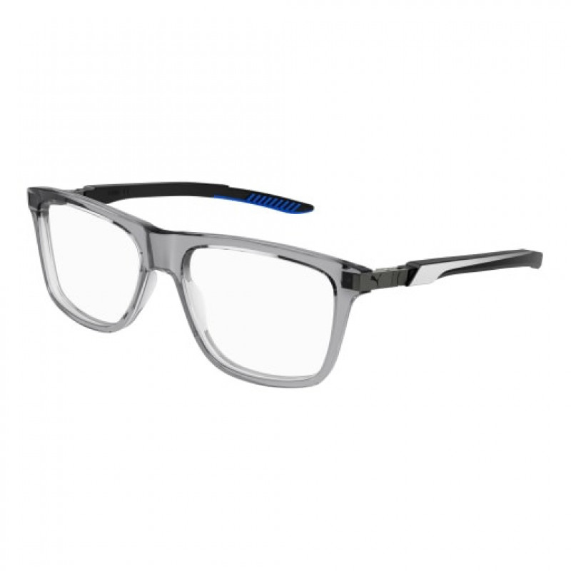 Eyeglasses Puma PU 0379 O- 003 Grey / Transparent Black Eyeglasses Puma PU 0379 O- 003 Grey / Transparent Black
