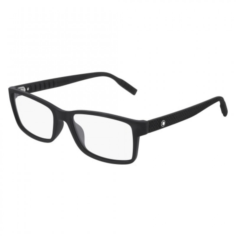 Eyeglasses Montblanc MB 0066 O- 001 Black / Transparent Eyeglasses Montblanc MB 0066 O- 001 Black / Transparent