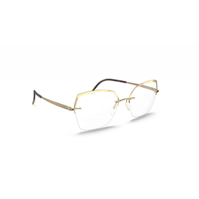 Eyeglasses Silhouette Artline Nylor 5546 7520 Crystal Gold Polished Eyeglasses Silhouette Artline Nylor 5546 7520 Crystal Gold Polished