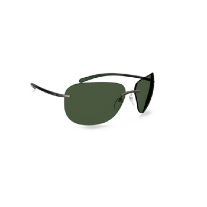 Sunglasses Silhouette Streamline Collection 8729 6660 Grey / Pine Green Sunglasses Silhouette Streamline Collection 8729 6660 Grey / Pine Green