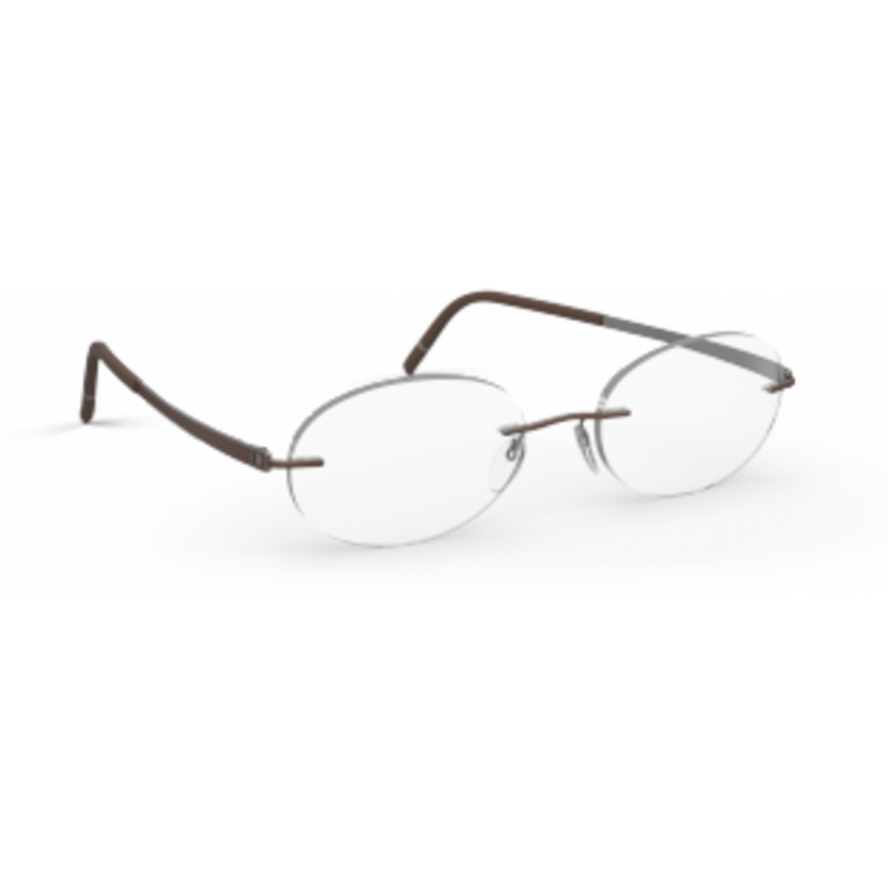 Eyeglasses Silhouette Momentum ( 5529 ) 6060 Ruthenium / Cohiba Brown