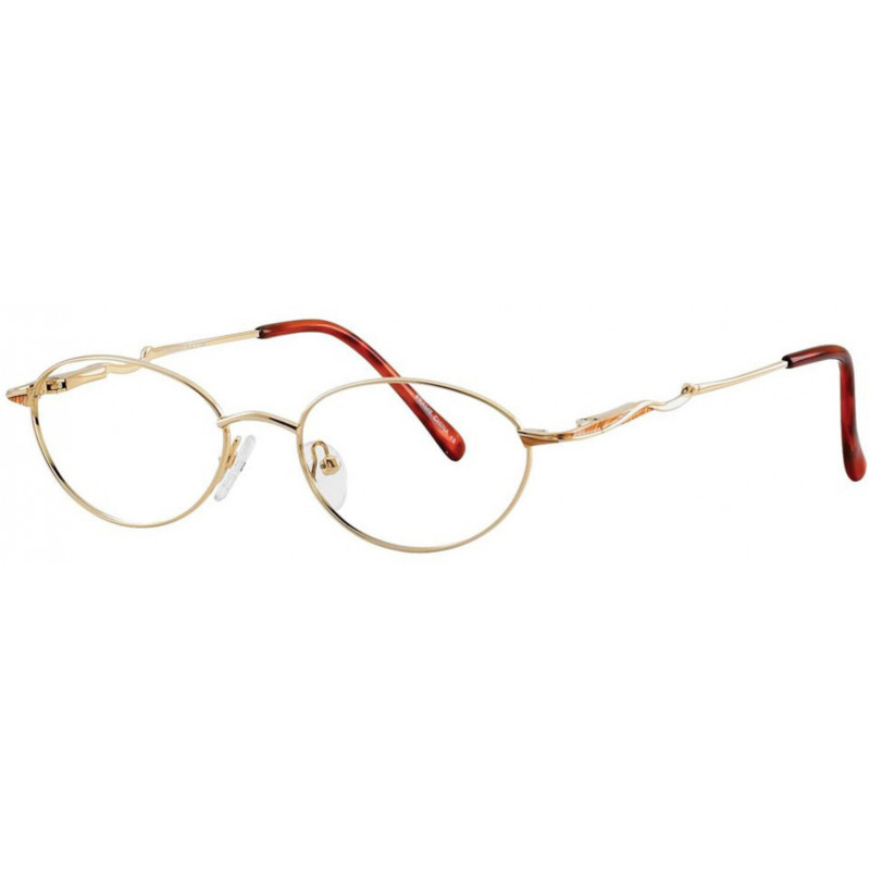 Eyeglasses Fundamentals F 109 Gold Eyeglasses Fundamentals F 109 Gold