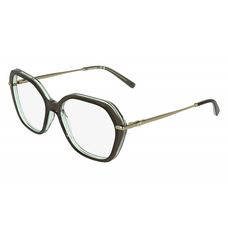 Eyeglasses LONGCHAMP LO 2800 208 Transparent Brown/Sage 56mm