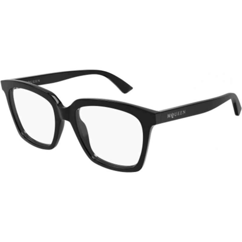 Eyeglasses Alexander McQueen AM 0513 O- 001 Black / Transparent 53mm