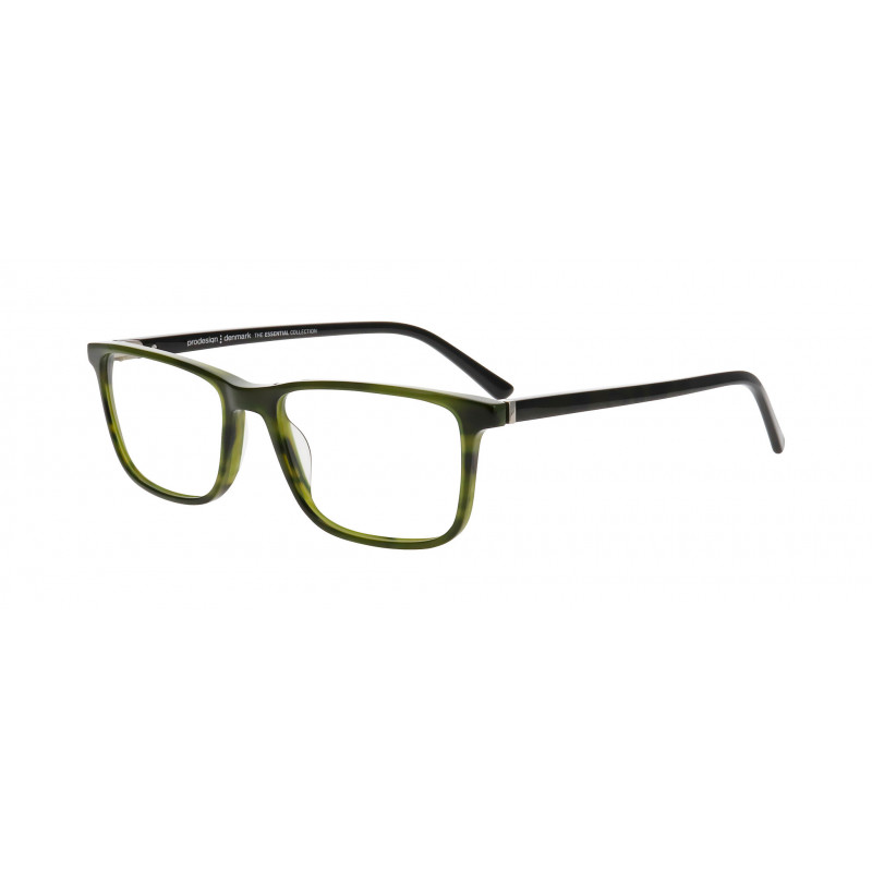 Eyeglasses Pro-design Denmark Model 3658 9534 Green Dark Demi 54mm