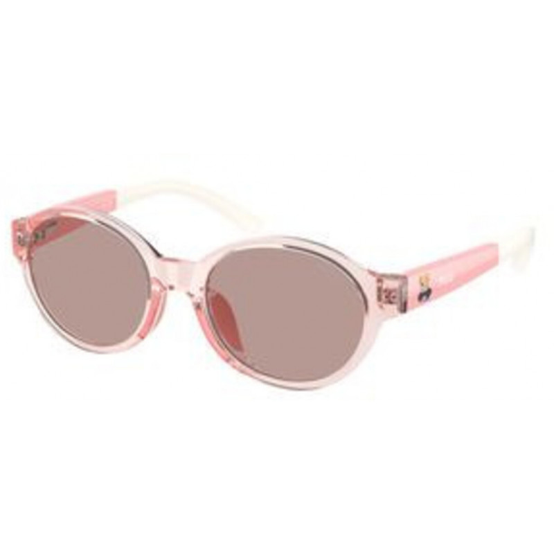 Sunglasses Polo Prep PP 9510 U 62667N Shiny Transparent Pink / Brown Polyamide Standard 45mm