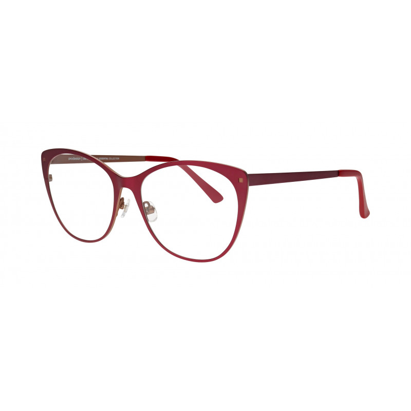 Eyeglasses Pro-design Denmark Model 3180 4121 Ruby Medium Matt / Nosepad Eyeglasses Pro-design Denmark Model 3180 4121 Ruby Medium Matt / Nosepad