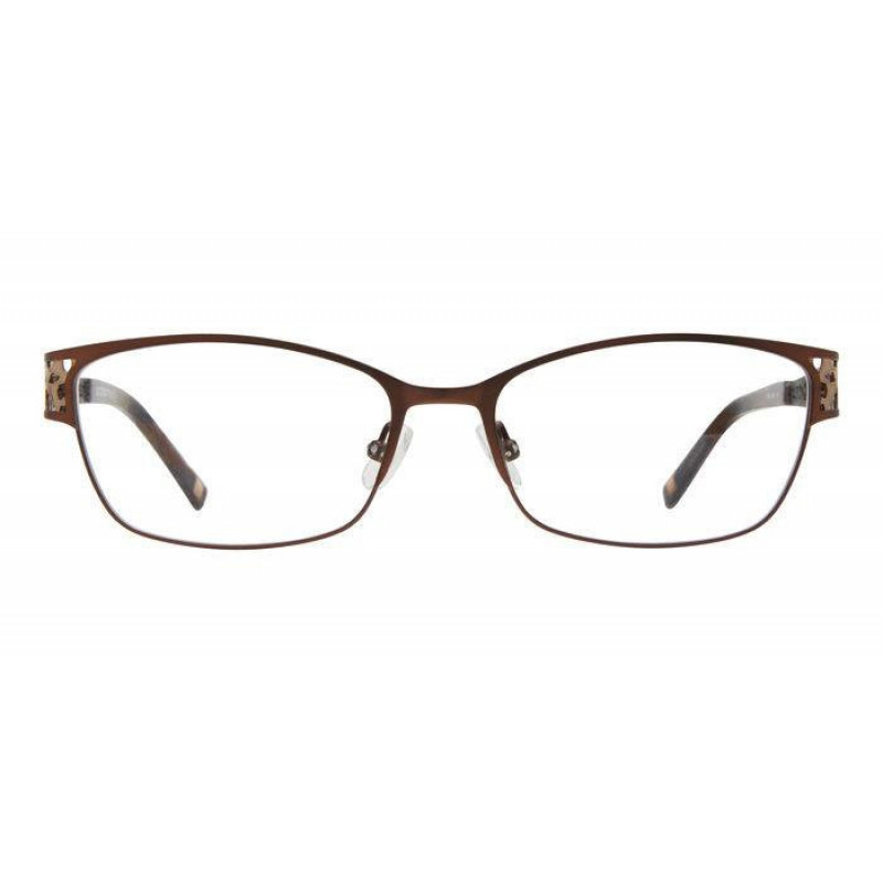 Eyeglasses Liz Claiborne L 663 09Q Brown 51mm