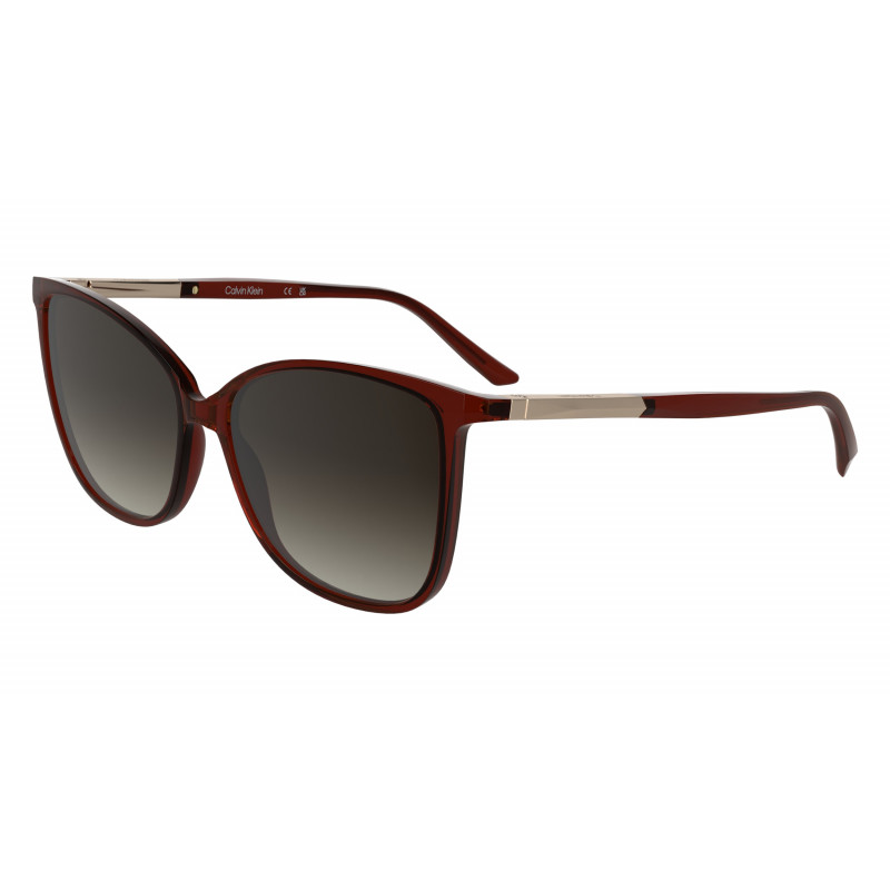 Sunglasses CK 25504 S 605 Transparent Burgundy 57mm