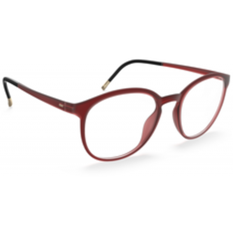 Eyeglasses Silhouette Eos View Full Rim 2929 3010 Dark Red 49mm
