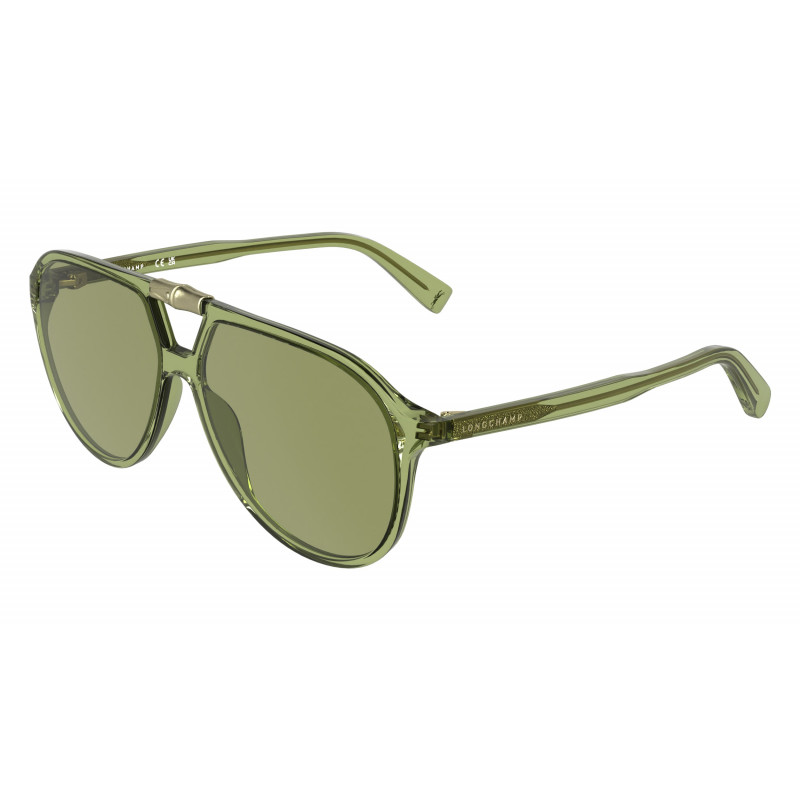 Sunglasses LONGCHAMP LO 800 S 300 Transparent Green 58mm