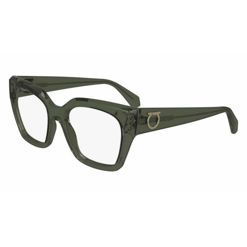 Eyeglasses FERRAGAMO SF 2983 320 Transparent Khaki Eyeglasses FERRAGAMO SF 2983 320 Transparent Khaki
