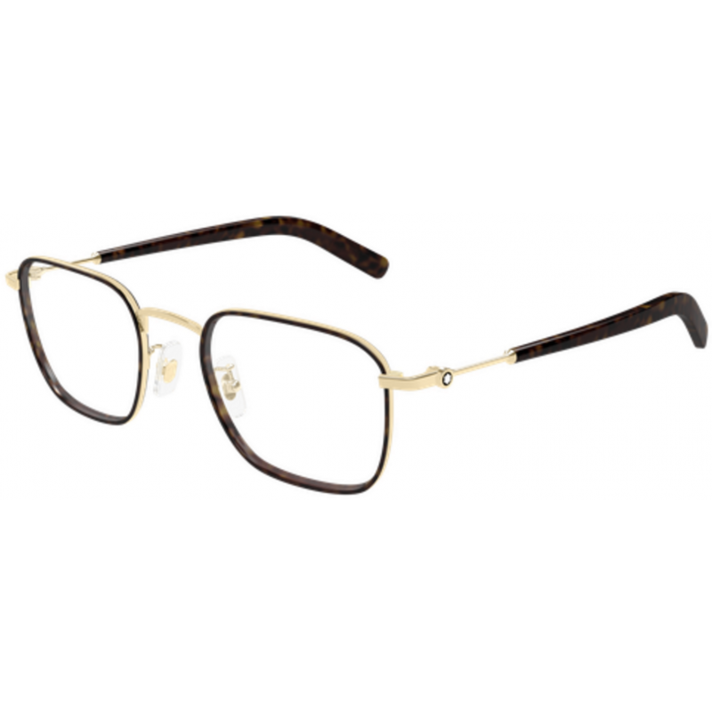 Eyeglasses Montblanc MB 0424 O- 003 Gold / Transparent 50mm