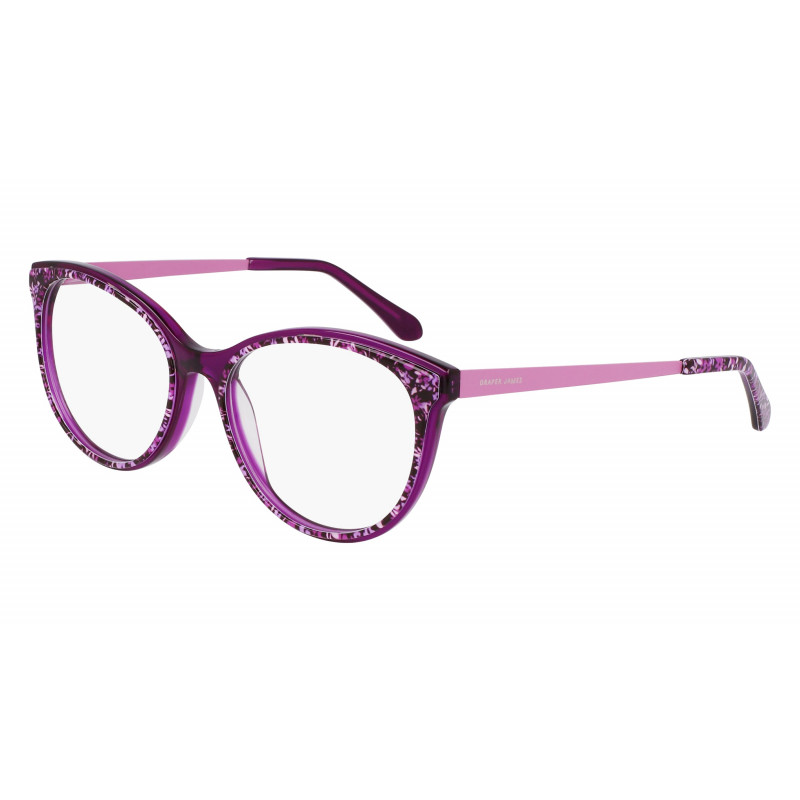 Eyeglasses Draper James DJ 5046 501 Plum Floral Eyeglasses Draper James DJ 5046 501 Plum Floral